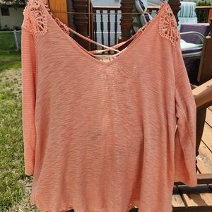 Jessica Simpson Pink Women's top Size XL